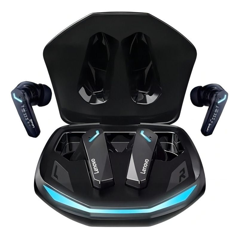 Lenovo gm2 pro gaming fones de ouvido bluetooth 5.3 esporte modo duplo hd chamada redução ruído com microfone para iphone 2025